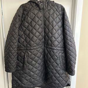 Athleta Whisper Featherless Parka: 2X Black